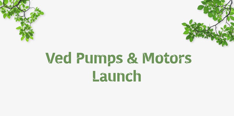 Taro Pumps dealer Ved Pumps & Motors launch banner