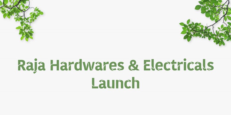 Taro Pumps dealer Raja Hardwares & Electricals launch banner