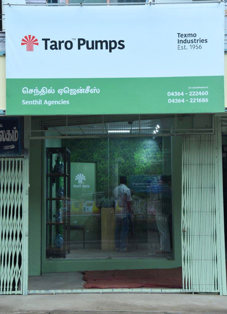 Taro Pumps dealer Senthil Agencies front view