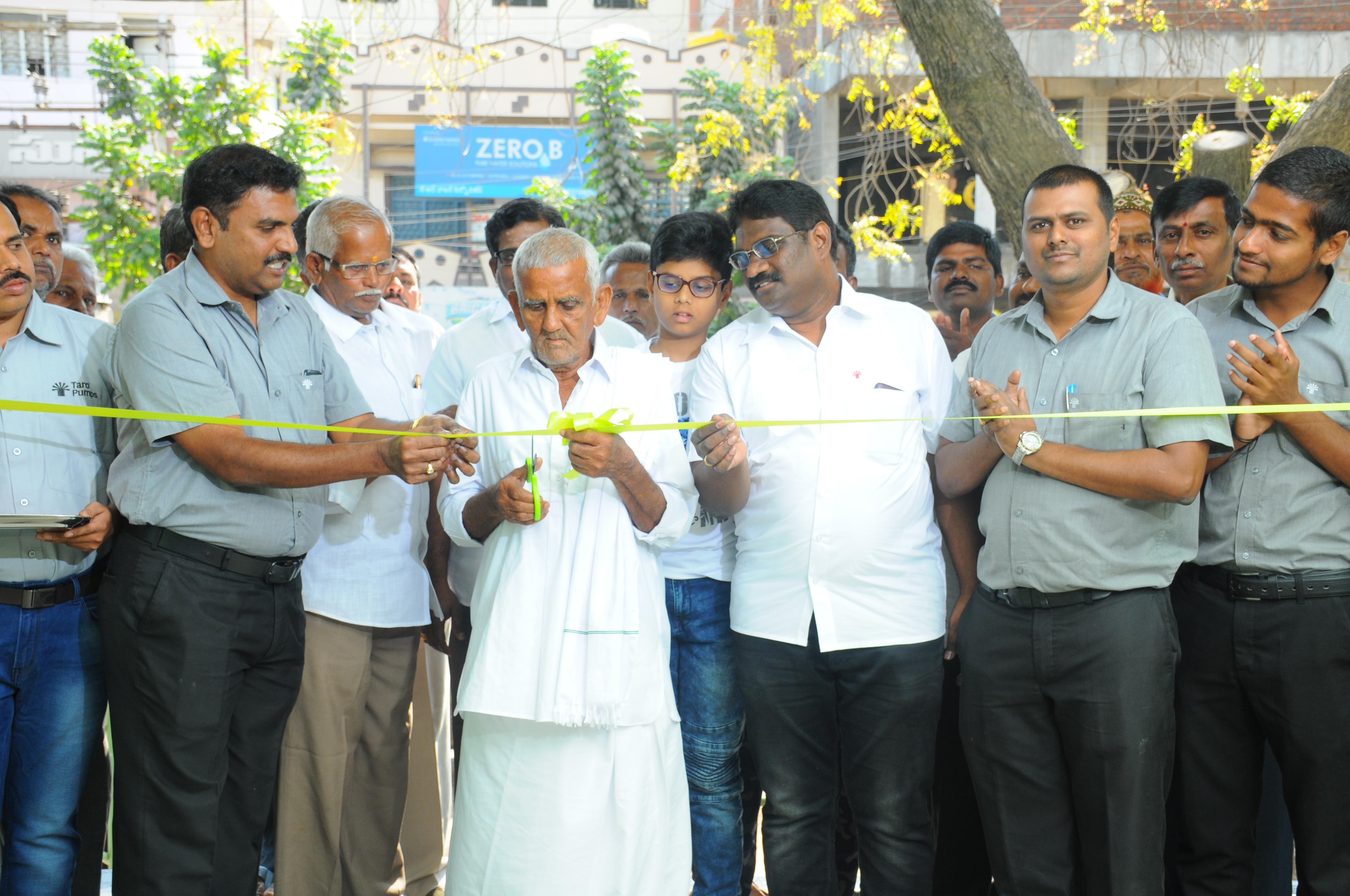 Taro Pumps dealer Sri Lakshmi Venkateswara Agencies ribbon cutting