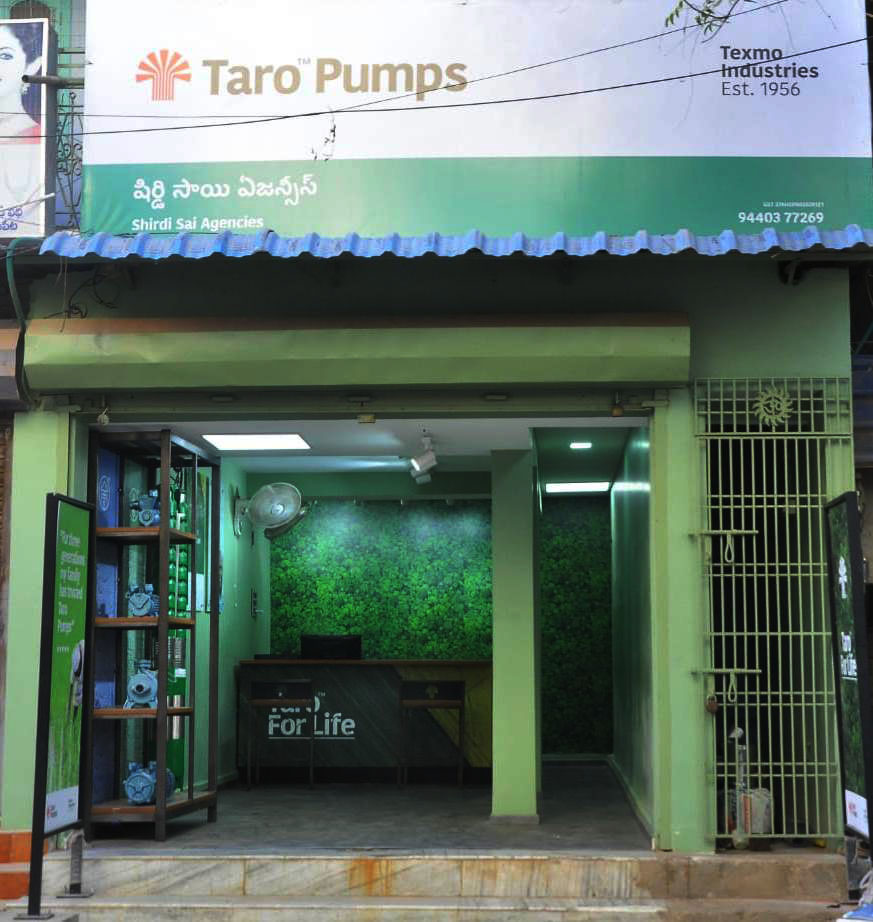 Taro Pumps dealer Shirdi Sai Agencies front view