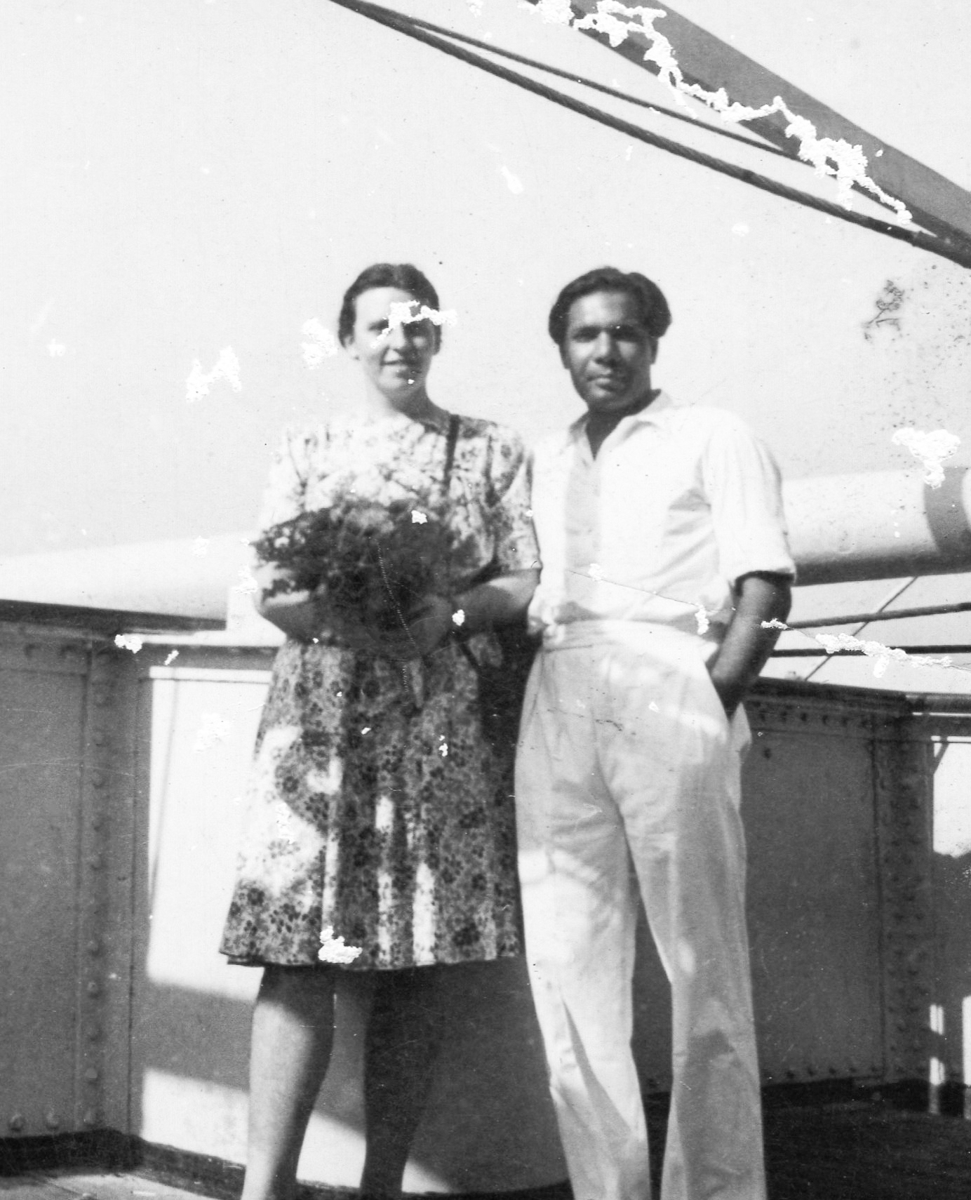 Photo of Texmo Industries founder Mr. Ramaswamy and his wife