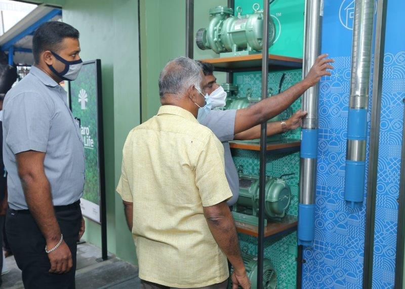 Taro Pumps dealer Attur Electricals with customer