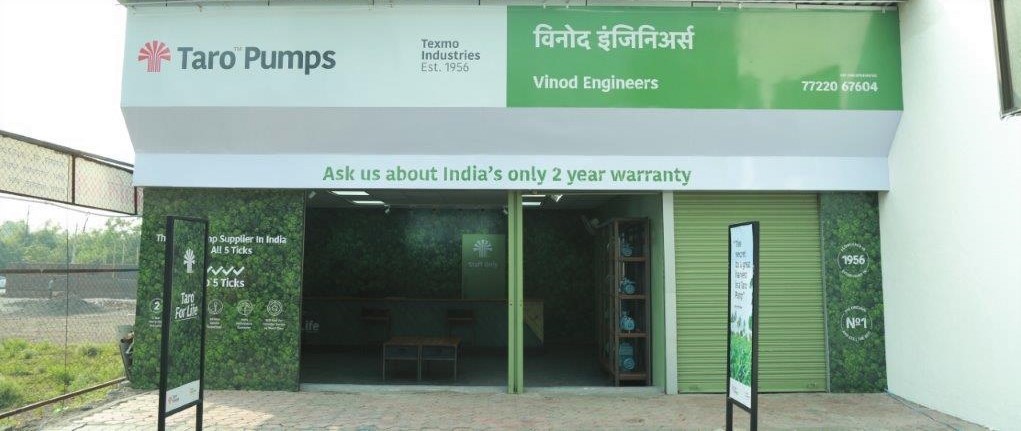 Taro Pumps dealer Vinod Engineers front view