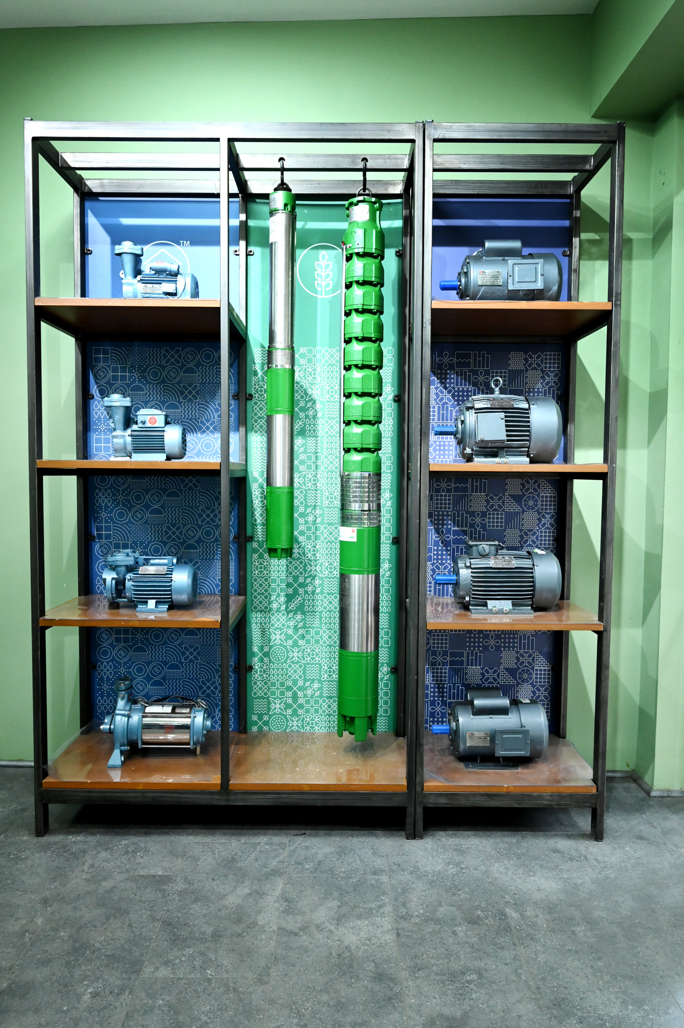 Taro Pumps dealer Nirmala Engineering pumps display