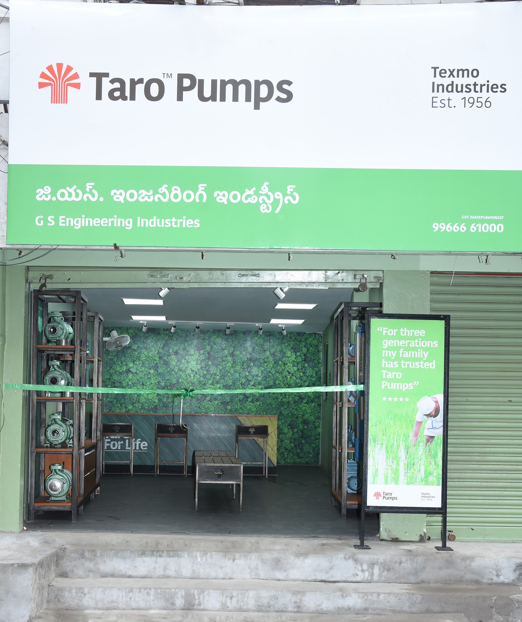 Taro Pumps dealer G S Engineering Industries front view
