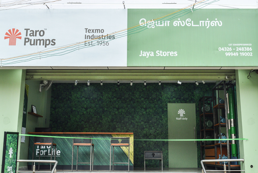 Taro Pumps dealer Jaya Stores front view