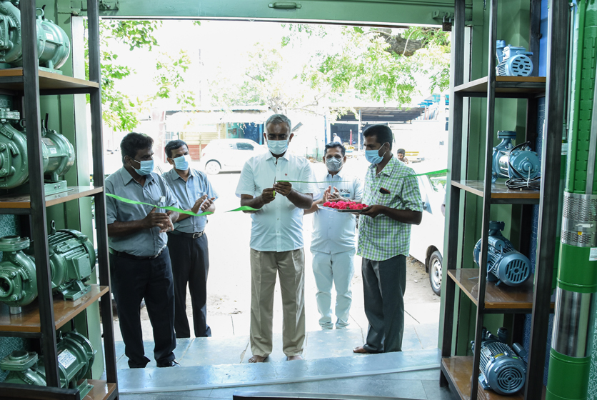 Taro Pumps dealer Sumathi & Co ribbon cutting