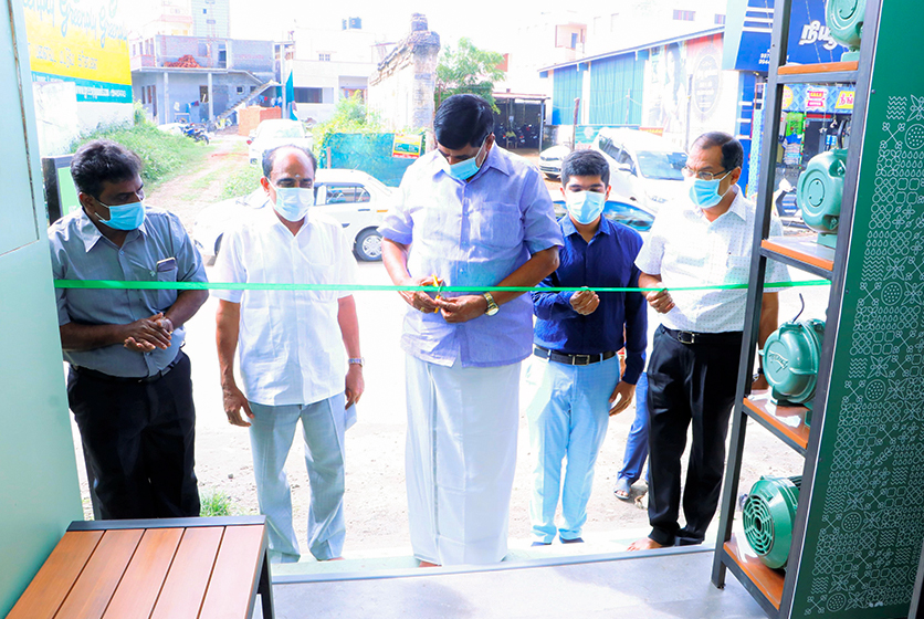 Taro Pumps dealer Selvam Agencies Annur ribbon cutting