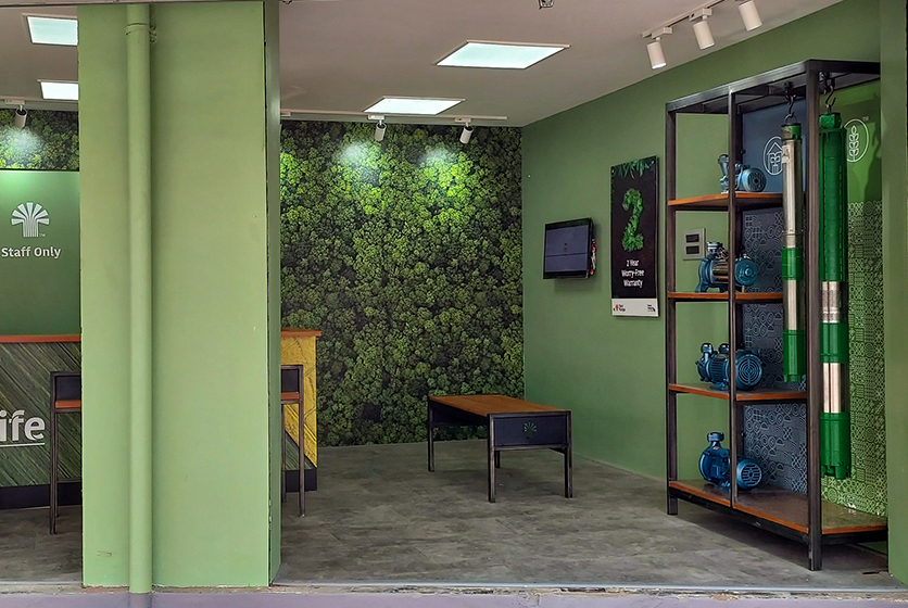 Taro Pumps dealer Selvam Agencies Mettupalayam interior