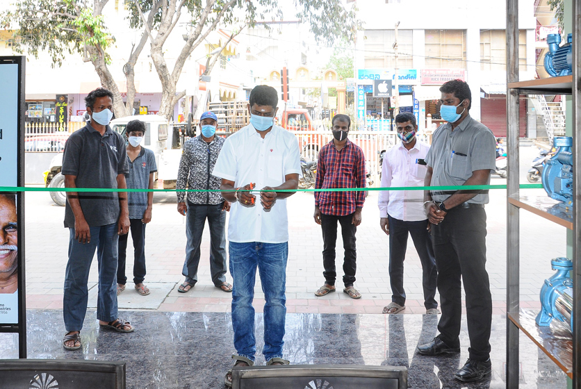 Taro Pumps dealer Sri Venkateshwara Electricals and Pumps ribbon cutting