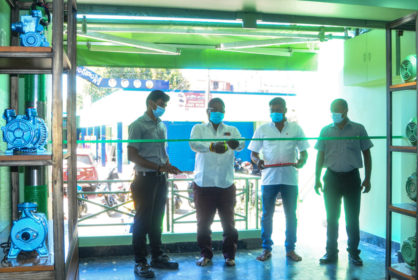 Taro Pumps dealer Sri Lakshmi Enterprises ribbon cutting