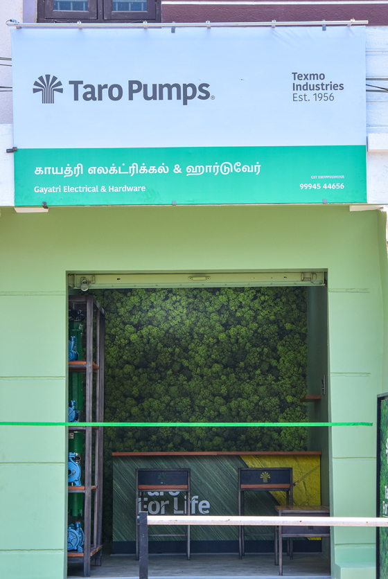 Taro Pumps dealer Gayatri Electrical & Hardware front view