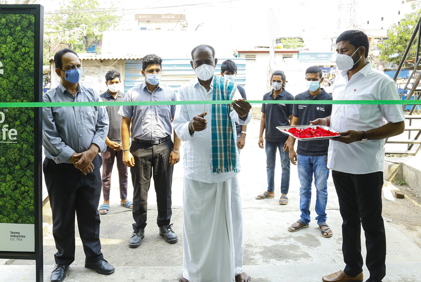 Taro Pumps dealer Sai Srinivasa Pumps & Borewells ribbon cutting