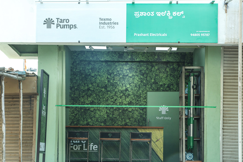 Taro Pumps dealer Prashant Electricals front view