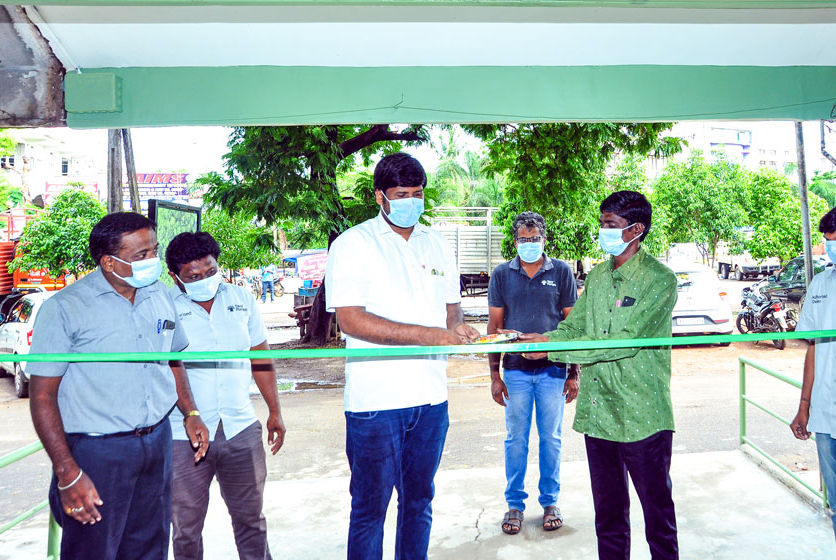 Taro Pumps dealer Harsha Enterprises ribbon cutting