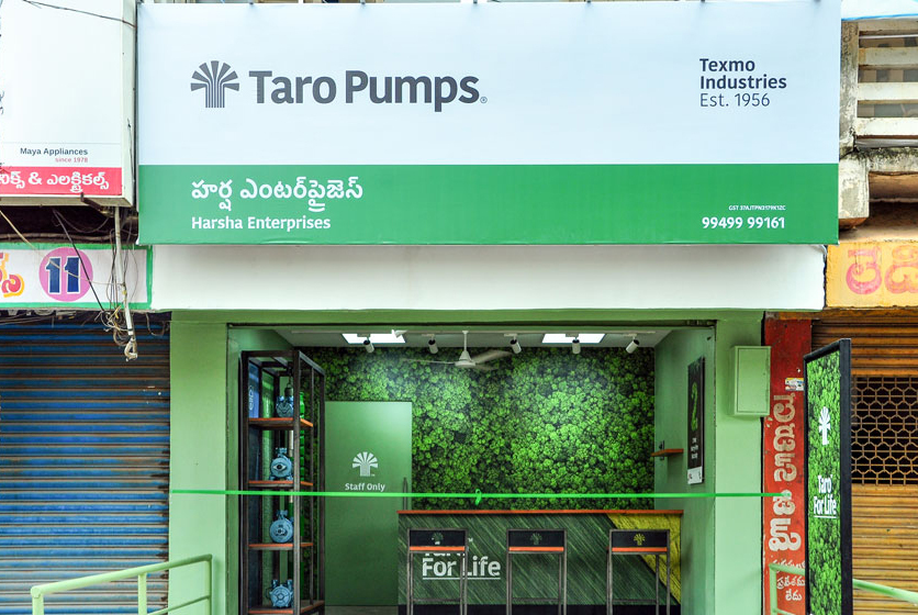 Taro Pumps dealer Harsha Enterprises front view