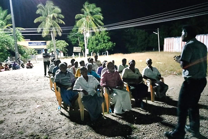Taro Pumps sales manager conducting customers meet