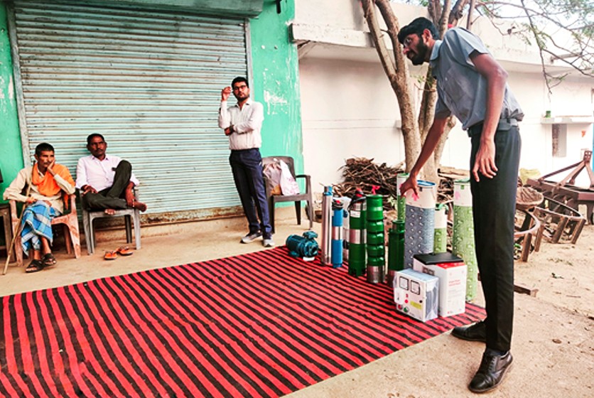 Taro Pumps sales manager explaining Taro products to customers