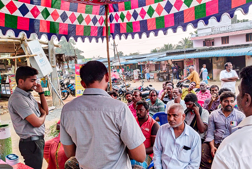 Taro Pumps conducting customers meet