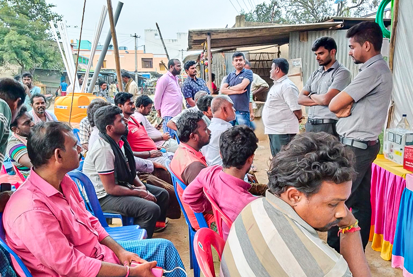 Taro Pumps conducting customers meet