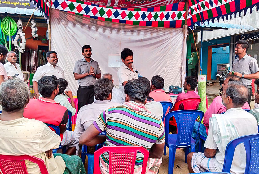 Taro Pumps conducting customers meet