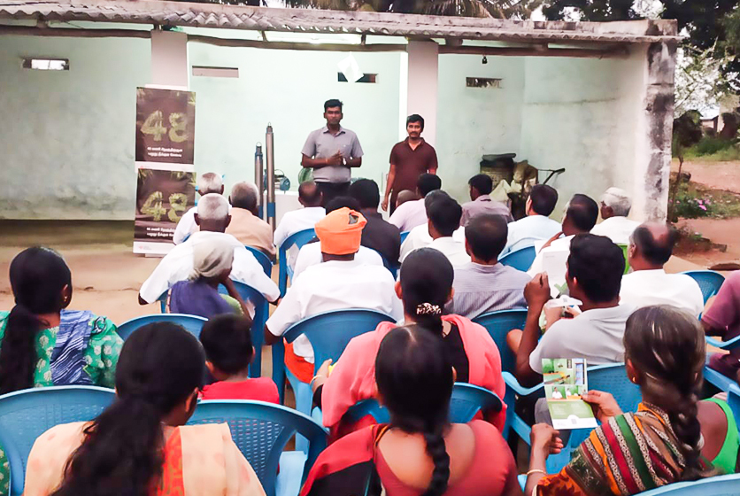Taro Pumps conducting customers meet