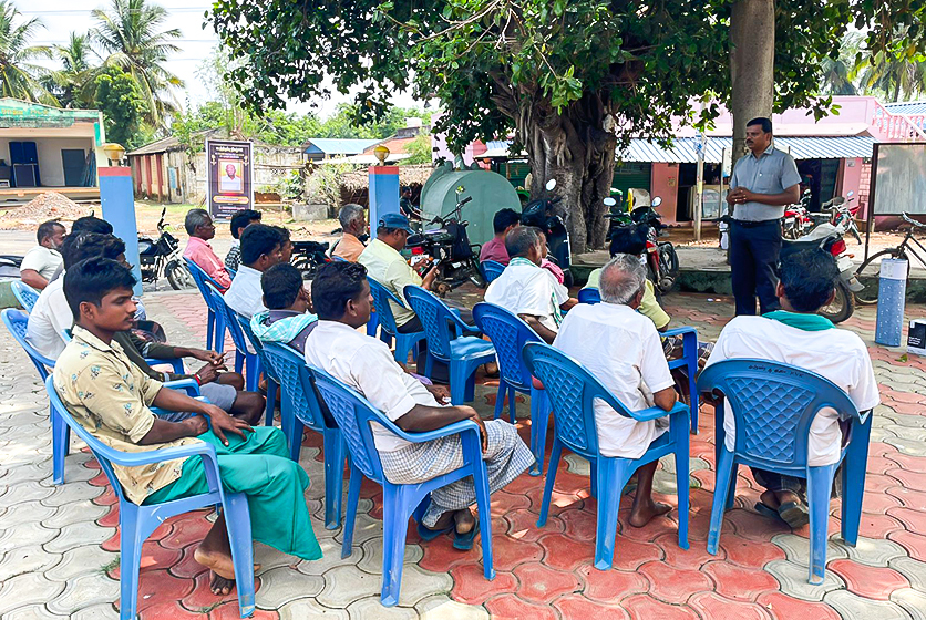 Taro Pumps sales manager conducting customers meet