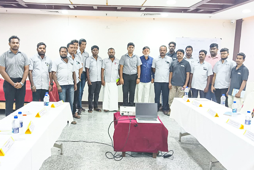 Taro Pumps team and dealer staff group photo