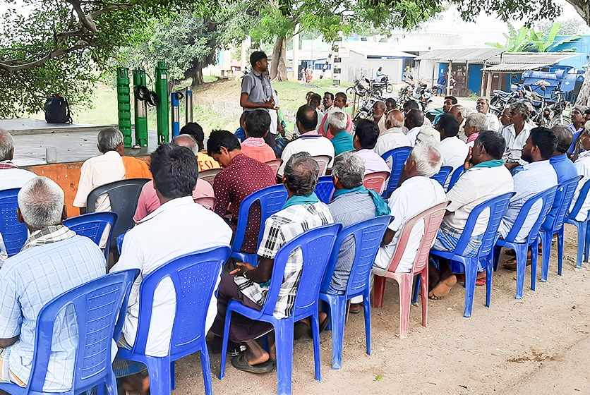 Taro Pumps conducting customers meet