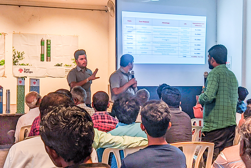 Taro Pumps conducting mechanics meet