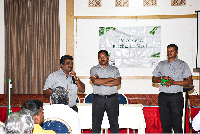 Taro Pumps conducting mechanics meet