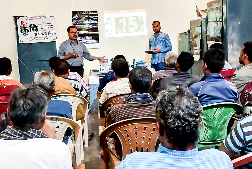 Taro Pumps sales manager conducting customers meet