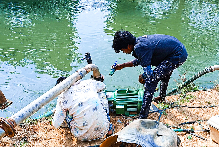 Taro Pumps conducting maintenance camp