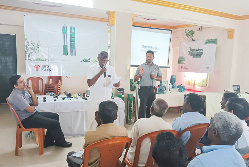 Taro Pumps conducting mechanics meet