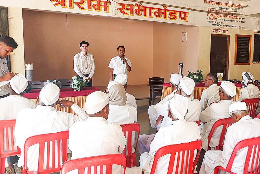 Taro Pumps conducting customers meet