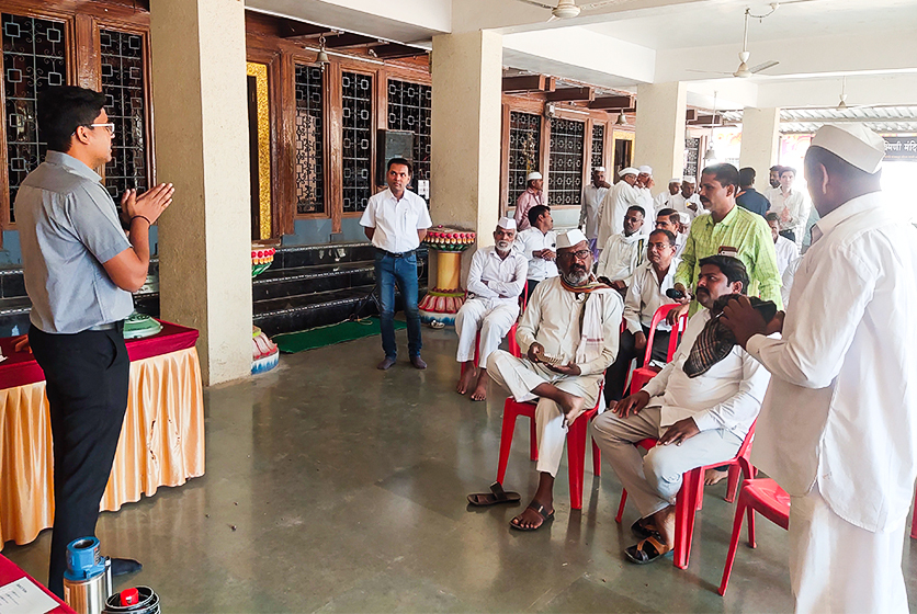 Taro Pumps sales manager conducting customers meet