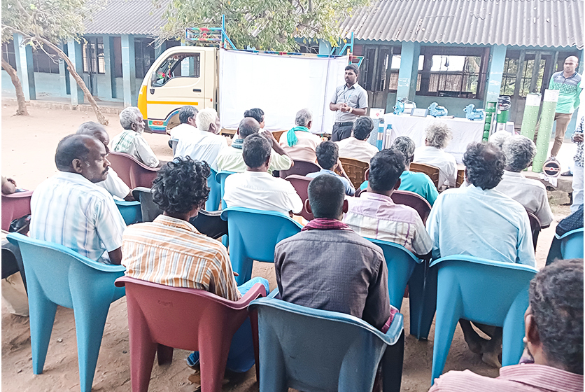 Taro Pumps sales manager conducting customers meet