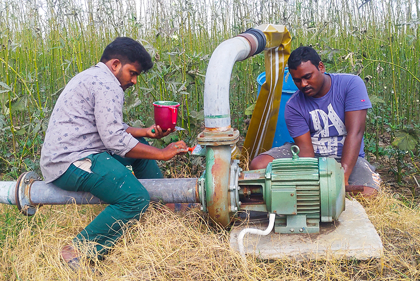 Taro Pumps conducting maintenance camp