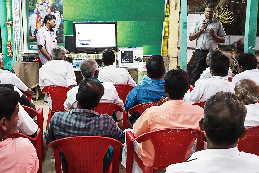Taro Pumps conducting customers meet