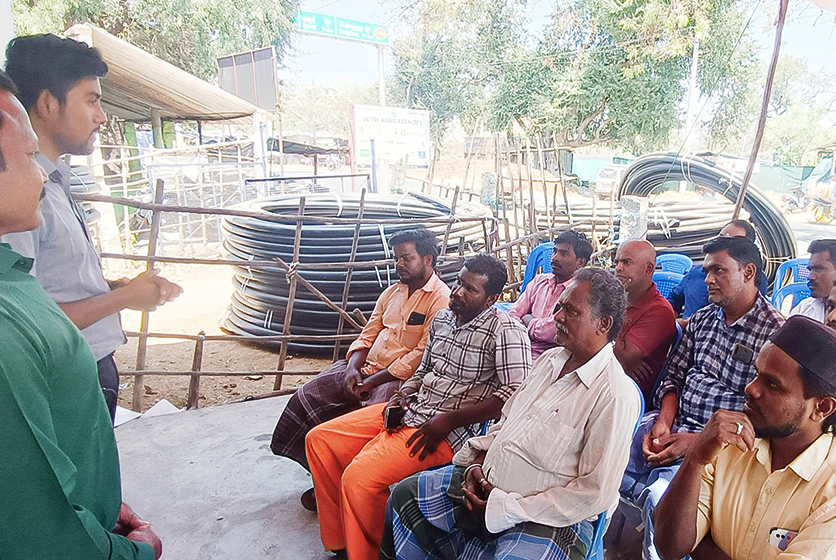 Taro Pumps conducting customers meet