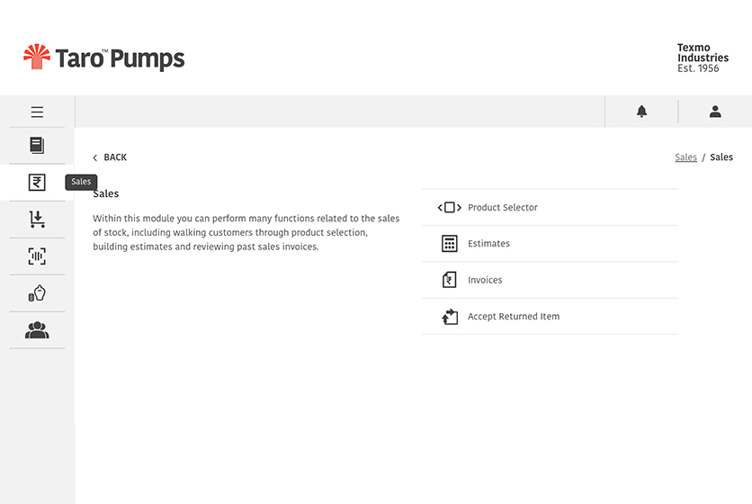 Taro Pumps digital pump selection steps