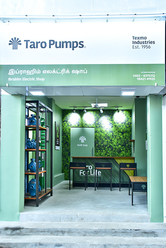 Taro Pumps dealer Ibrahim Electric Shop front view