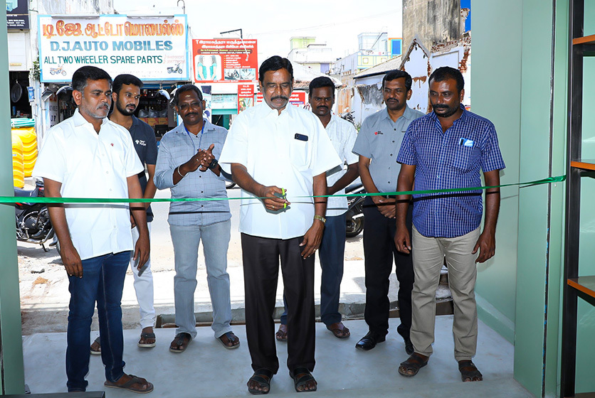 Taro Pumps dealer Sri Shanmuga Electricals ribbon cutting