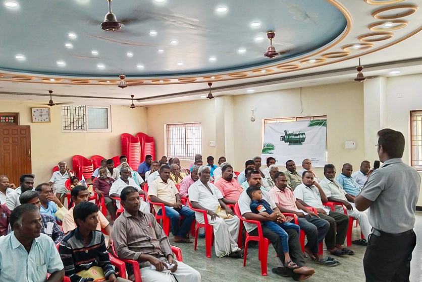 Taro Pumps manager conducting mechanics meet