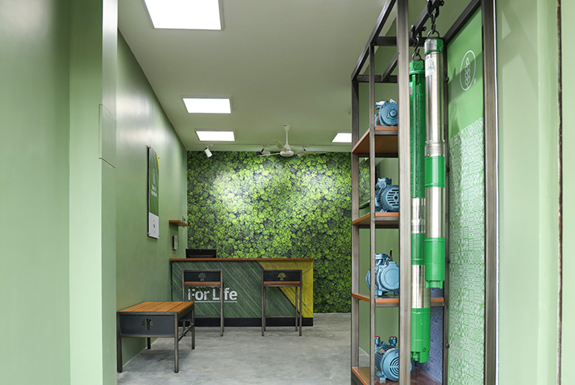 Taro Pumps dealer Selvarani Trading Company Launch interior