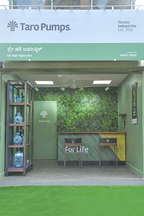Taro Pumps dealer Sri Hari Agencies Launch front view