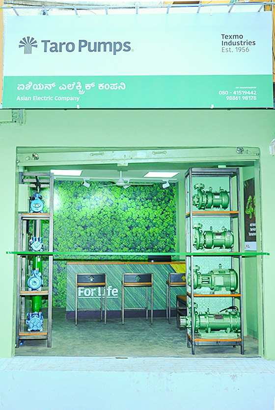 Taro Pumps dealer Asian Electric Company Launch front view