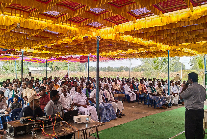 Taro Pumps conducting customers meet