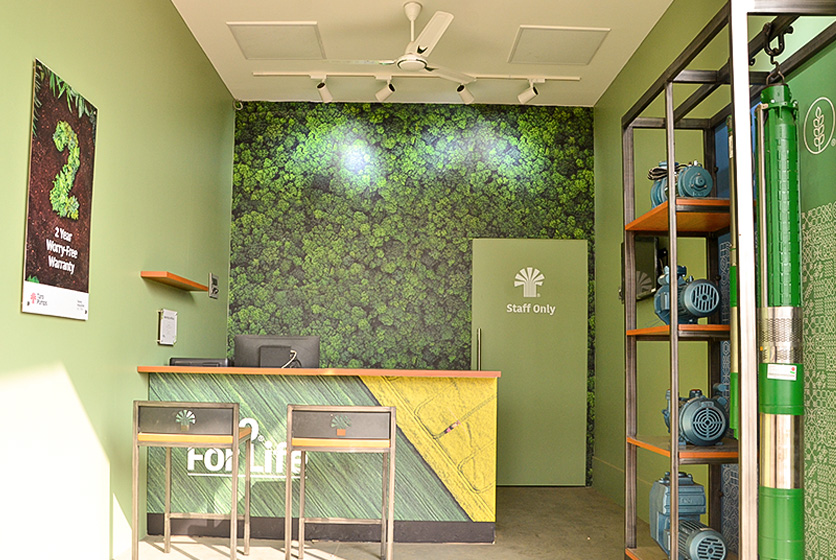Taro Pumps dealer Pancholi Hardware Launch interior